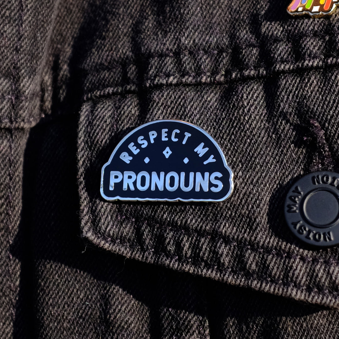 Respect My Pronouns Pin