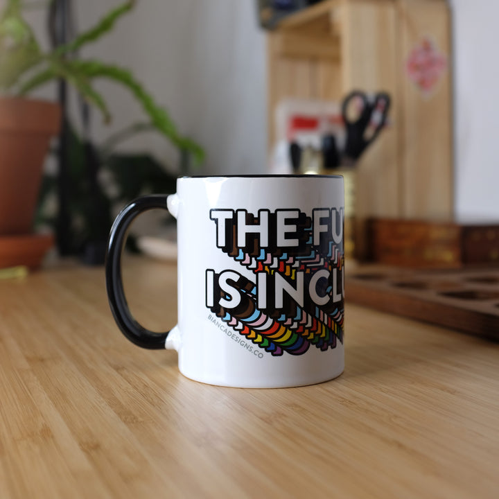 The Future Is Inclusive Ceramic Mug - Bianca's Design Shop