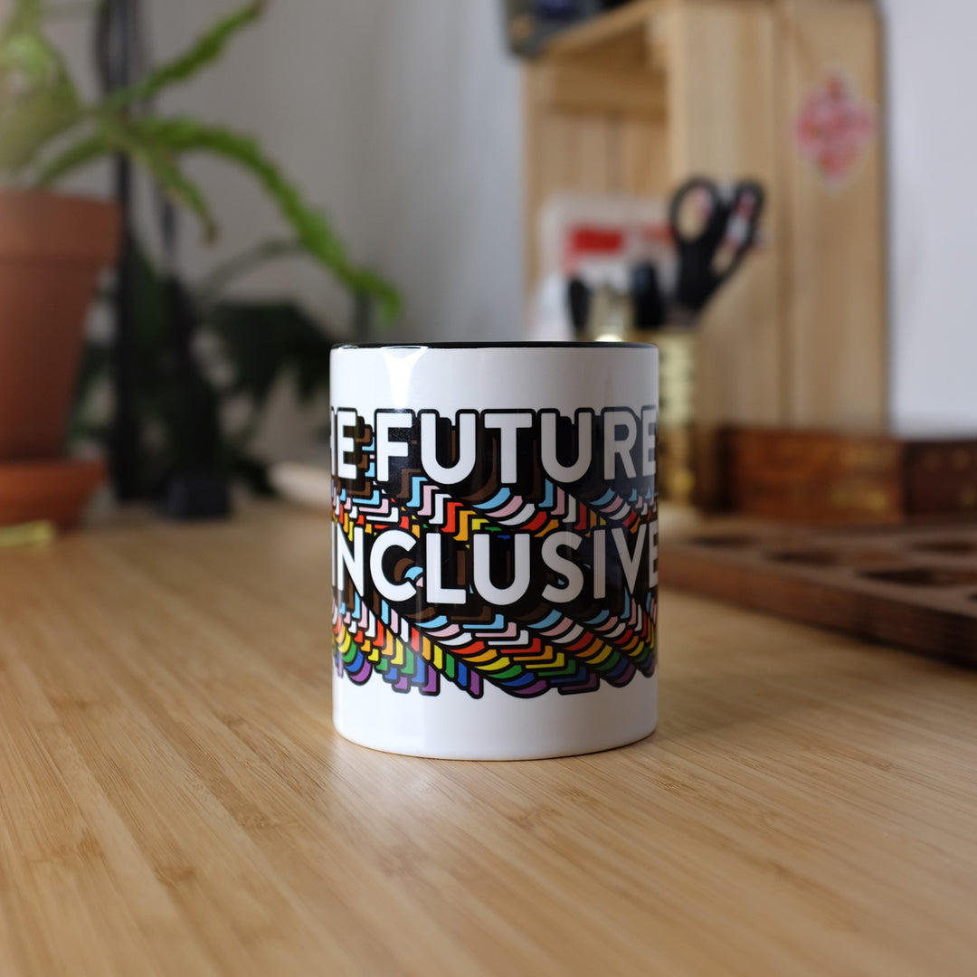 The Future Is Inclusive Ceramic Mug - Bianca's Design Shop