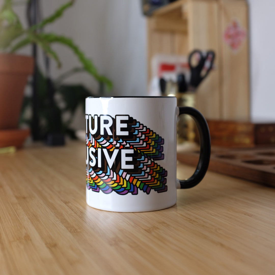 The Future Is Inclusive Ceramic Mug - Bianca's Design Shop