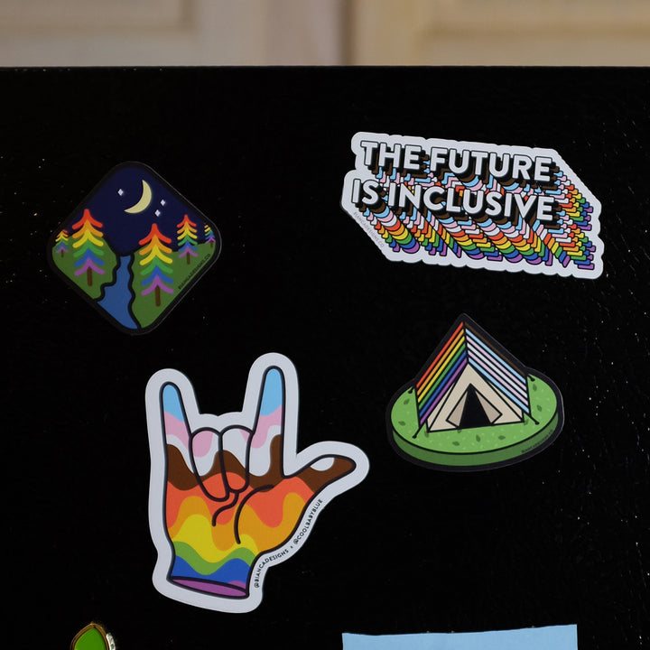 Inclusive Camping Tent Magnet - Bianca's Design Shop