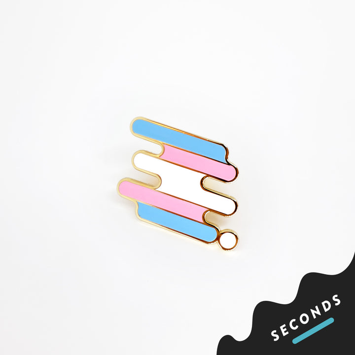 Imperfect Transgender Pride Pin - Bianca's Design Shop